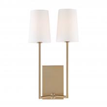 Crystorama LEN-252-VG - Lena 10'' Vibrant Gold Sconce