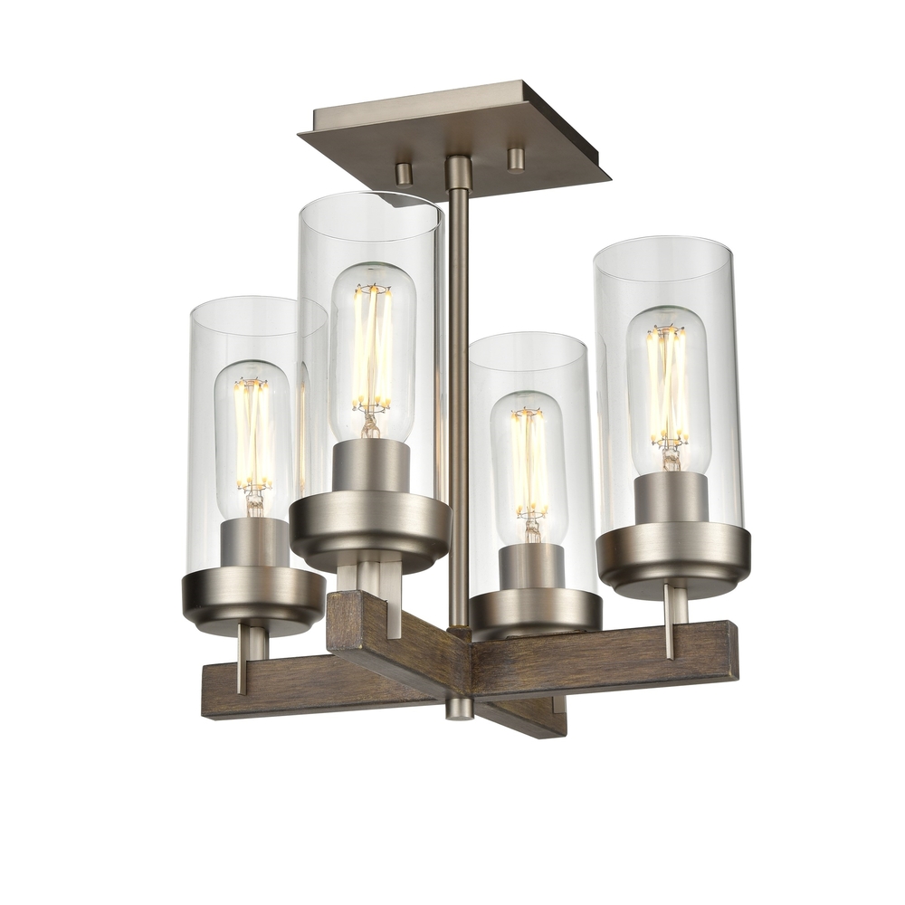 OKANAGAN 4 LIGHT SEMI FLUSH