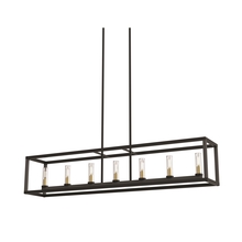 DVI DVP28104MF/GR-CL - SAMBRE 7 LT LINEAR CHANDELIER