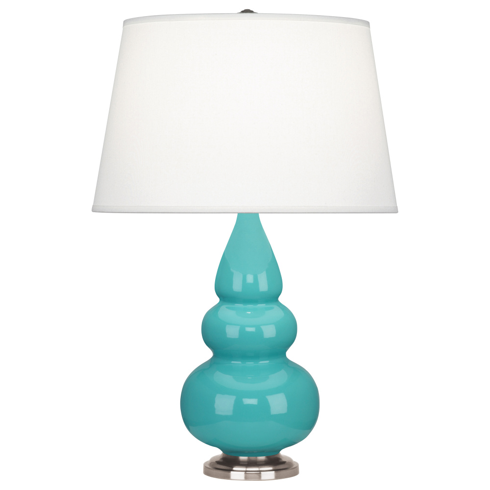 Egg Blue Small Triple Gourd Accent Lamp