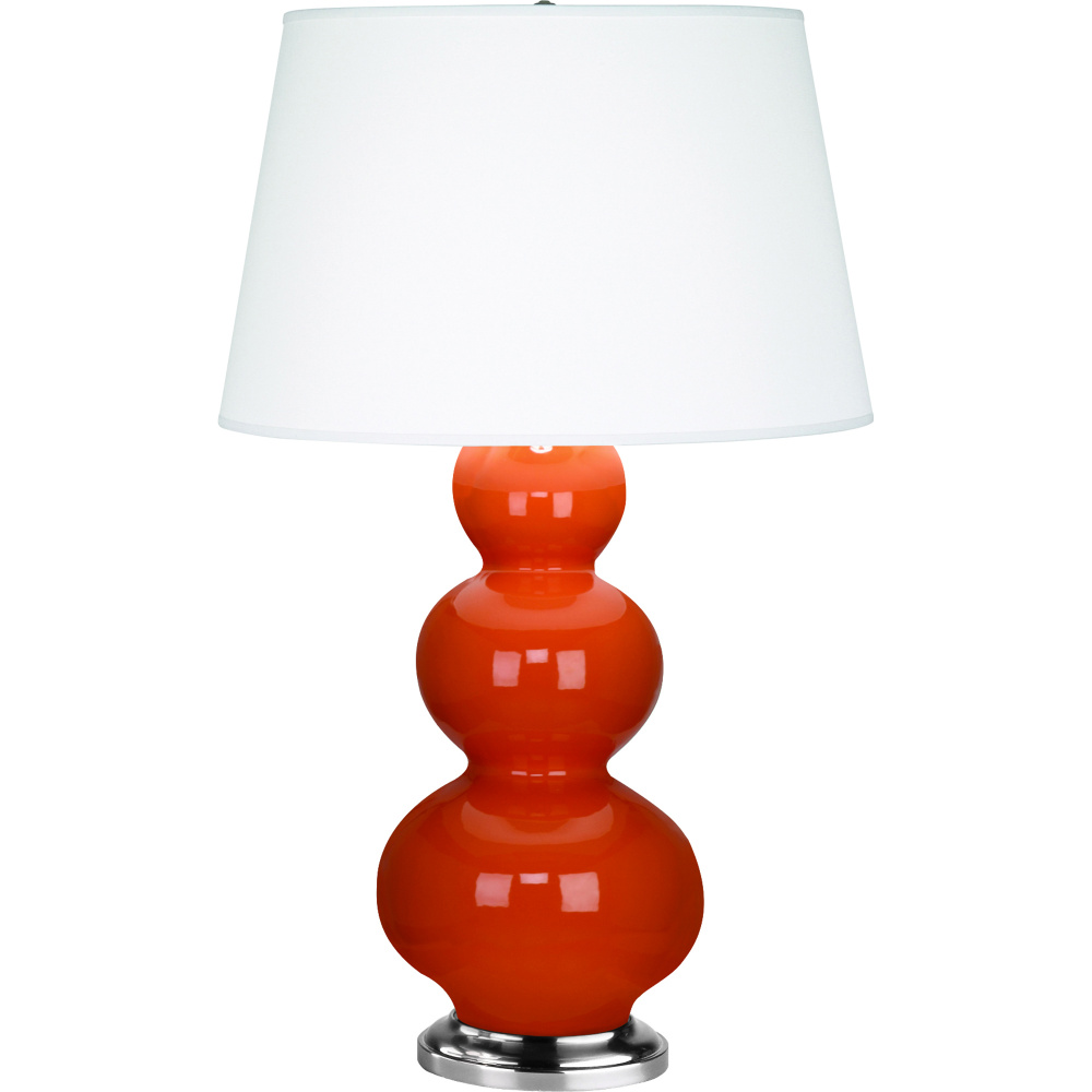 Pumpkin Triple Gourd Table Lamp