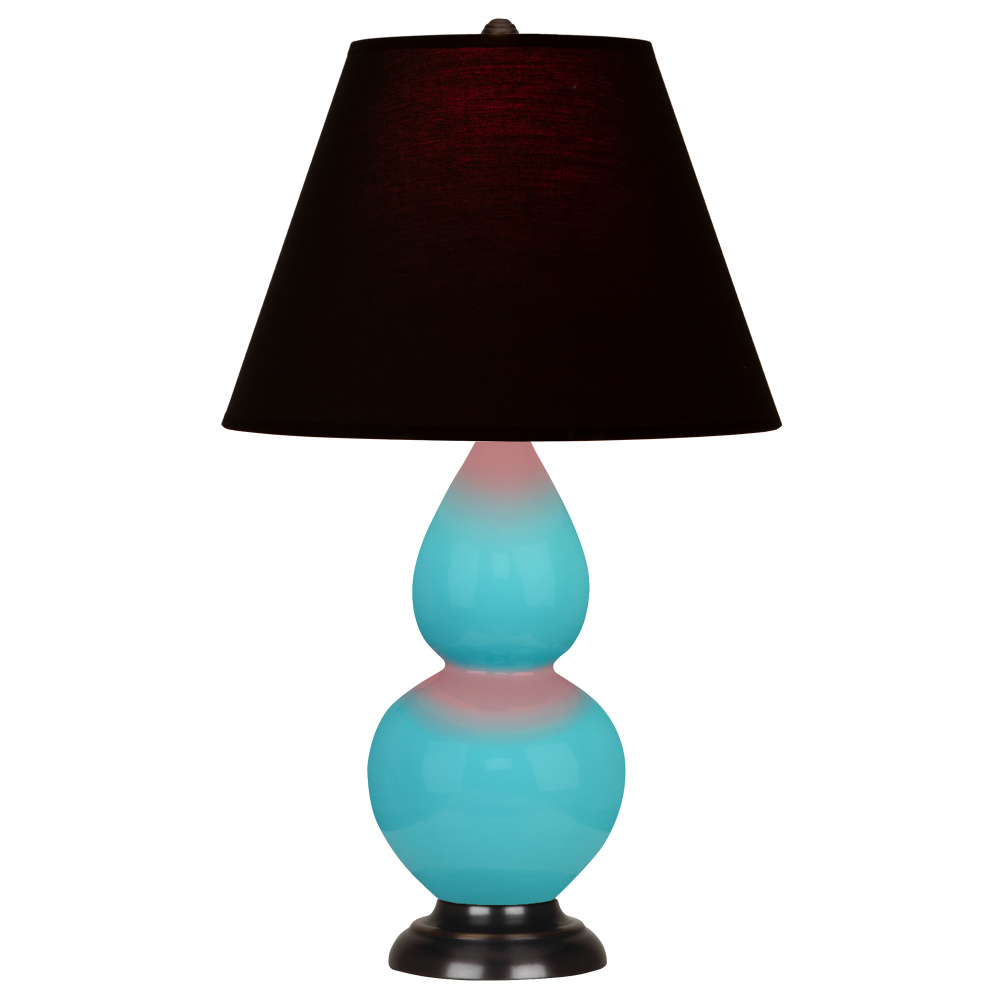 Egg Blue Small Double Gourd Accent Lamp