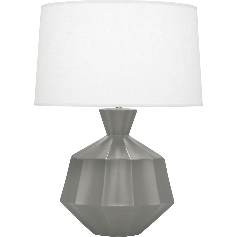 Matte Smokey Taupe Orion Table Lamp