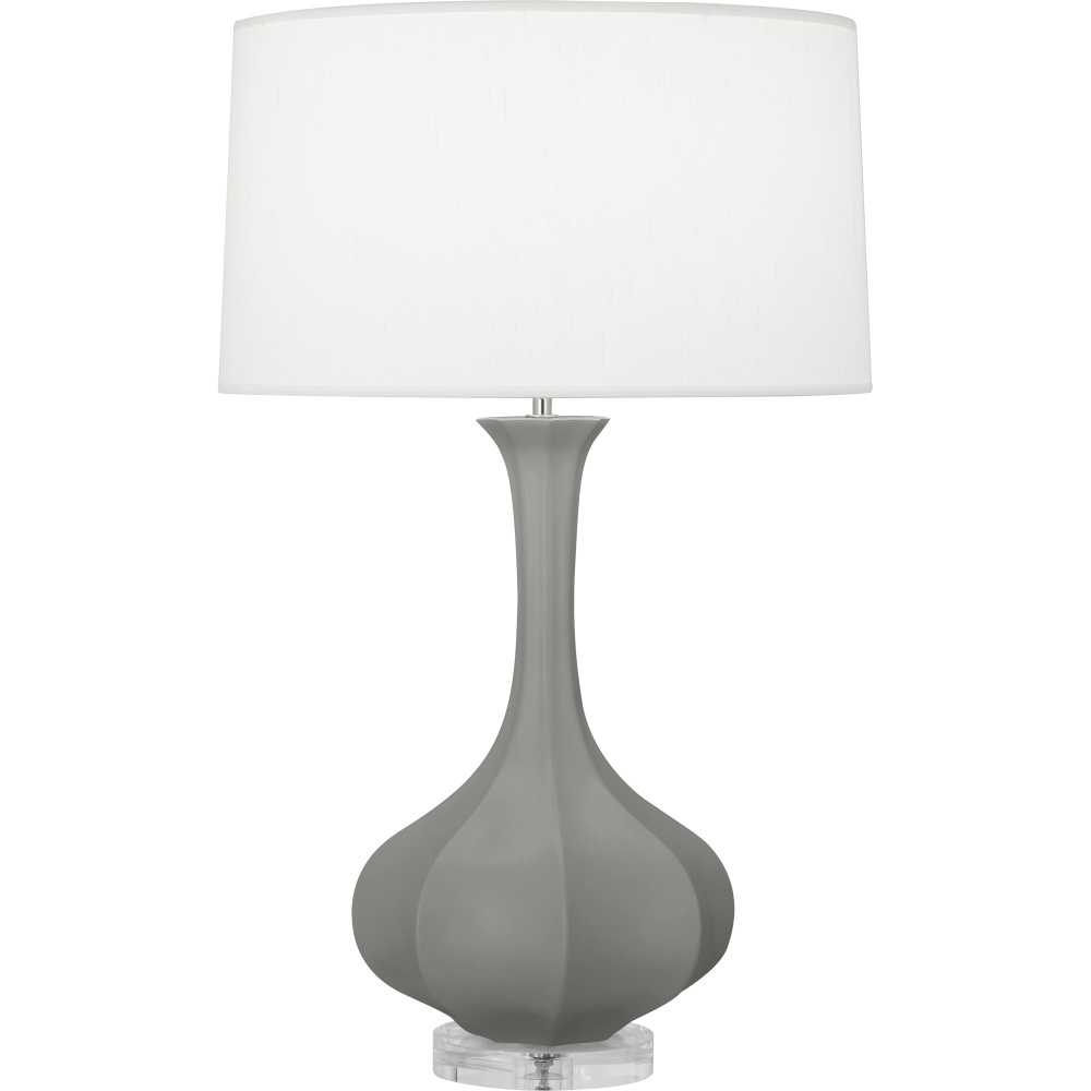 Matte Smokey Taupe Pike Table Lamp
