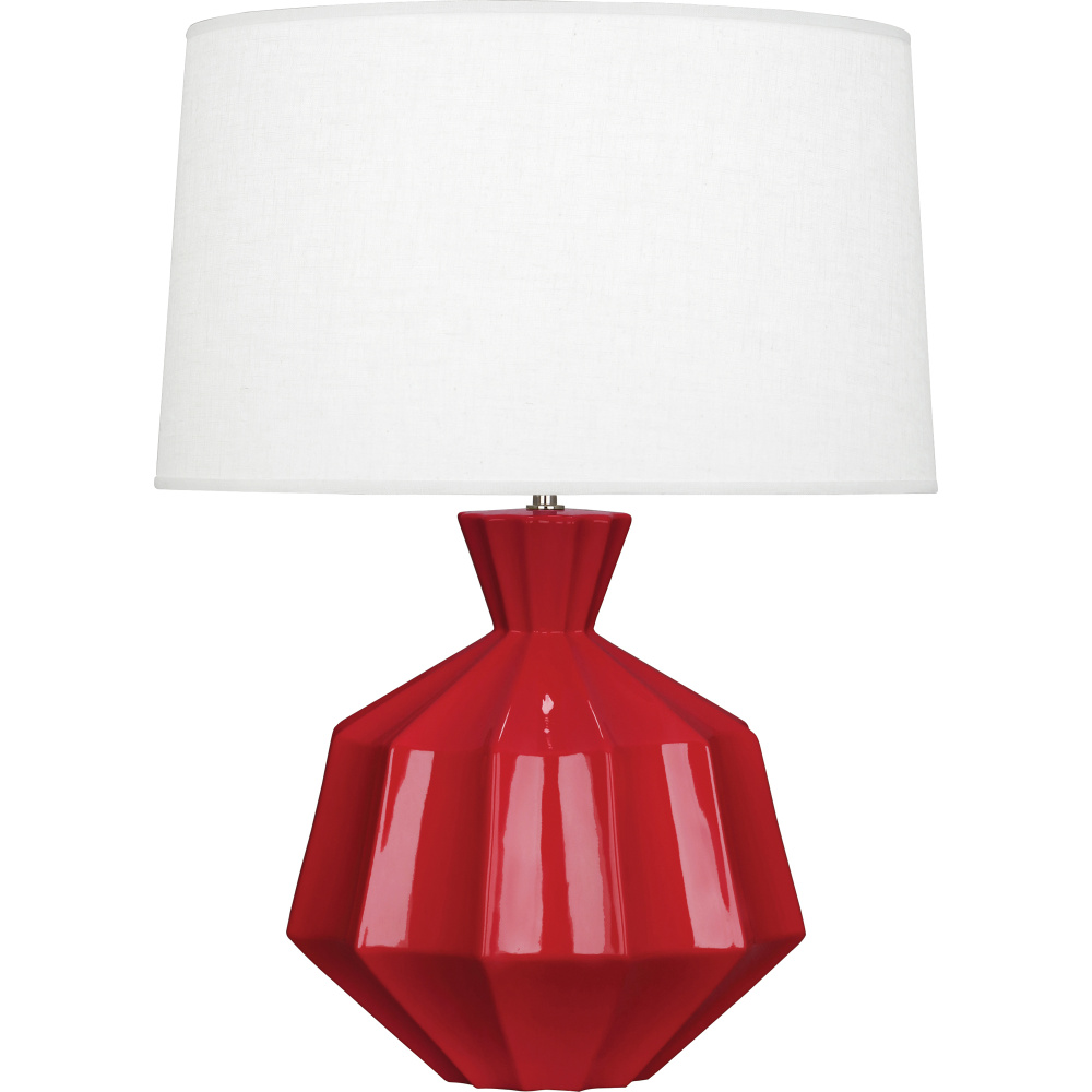Ruby Red Orion Table Lamp