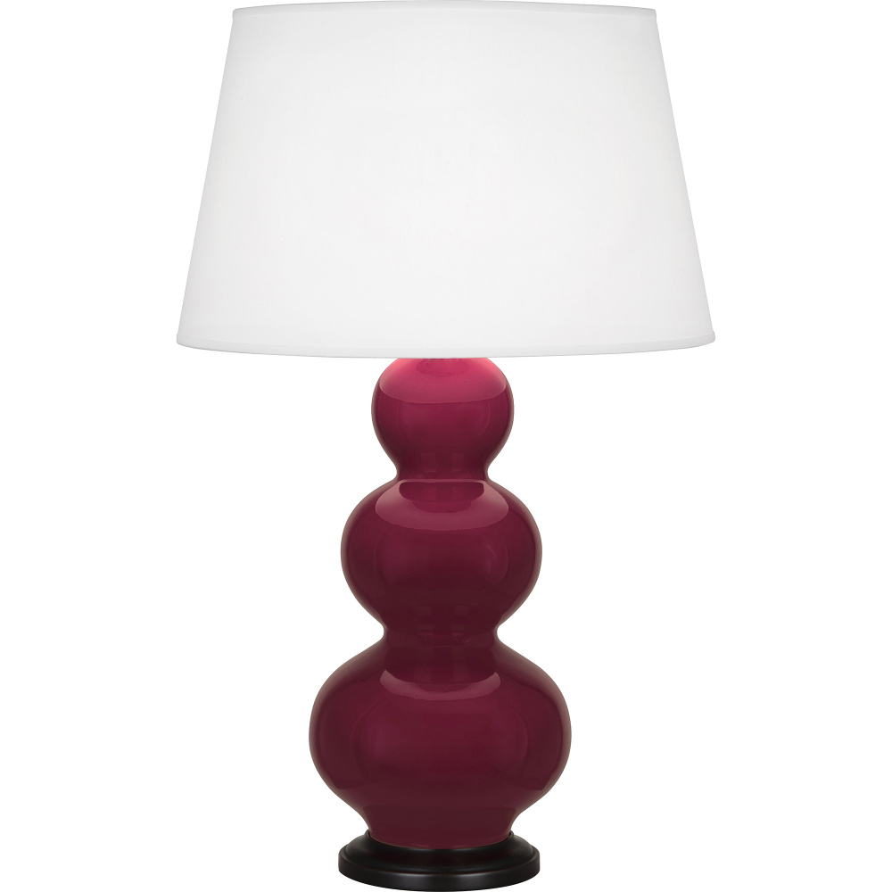 Sugar Plum Triple Gourd Table Lamp