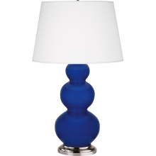 Robert Abbey CT42X - Cobalt Triple Gourd Table Lamp