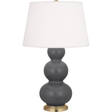 Robert Abbey MCR40 - Matte Ash Triple Gourd Table Lamp