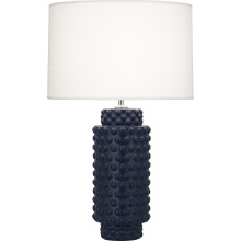 Robert Abbey MMB08 - Matte Midnight Blue Dolly Table Lamp