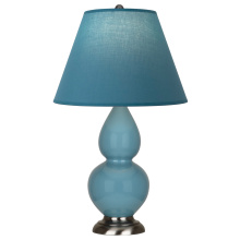 Robert Abbey OB12B - Steel Blue Small Double Gourd Accent Lamp
