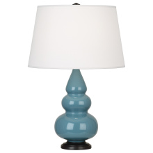 Robert Abbey OB31X - Steel Blue Small Triple Gourd Accent Lamp