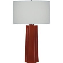Robert Abbey OX960 - Oxblood Mason Table Lamp