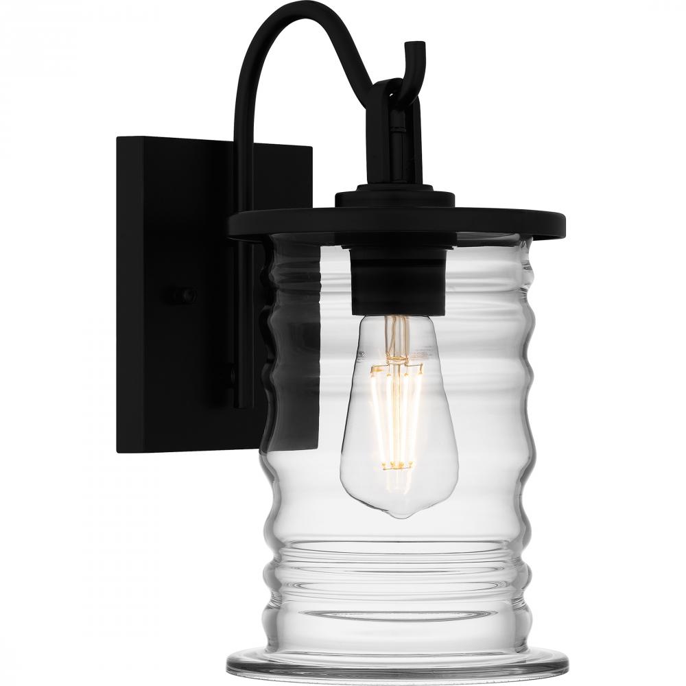Noland 1-Light Matte Black Outdoor Wall Lantern