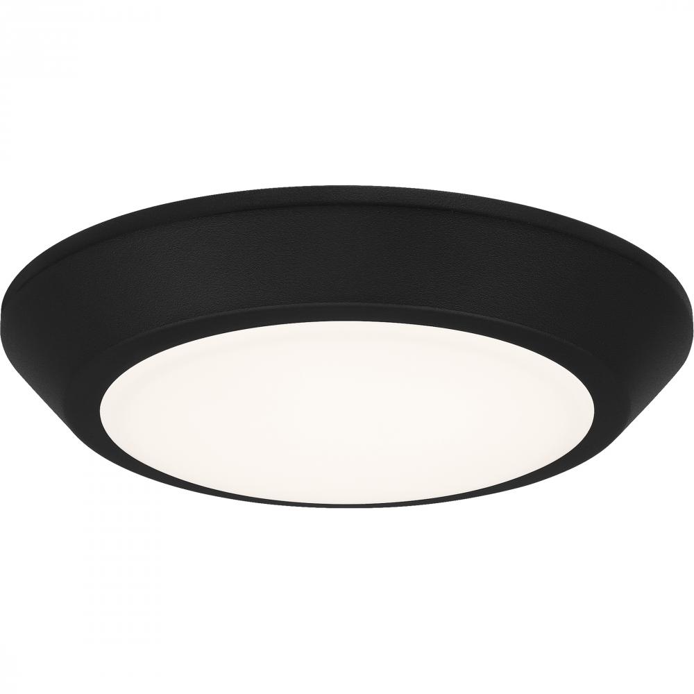 Verge Integrated LED Earth Black Flush Mount Light