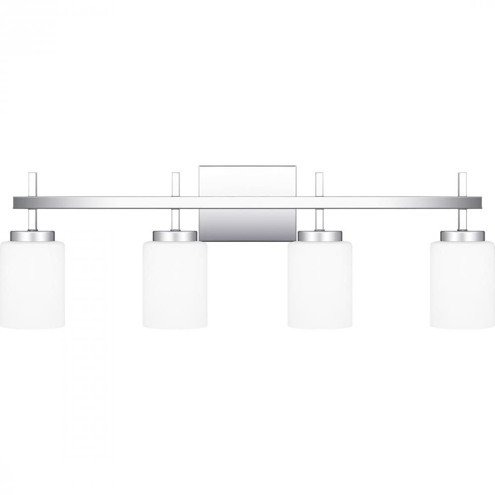 Wilburn Integrated LED Polished Chrome Vanity Light