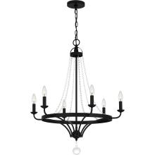 Quoizel ADL5026MBK - Adelaide 6-Light Matte Black Chandelier