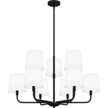 Quoizel GGR5032MBK - Gallagher 9-Light Matte Black Chandelier