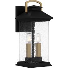 Quoizel HND8306EK - Henderson 2-Light Earth Black Outdoor Wall Lantern