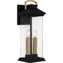 Quoizel HND8406EK - Henderson 2-Light Earth Black Outdoor Wall Lantern
