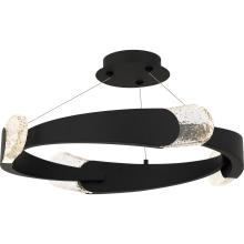 Quoizel PCSAF1724MBK - Saffron Semi-Flush Mount