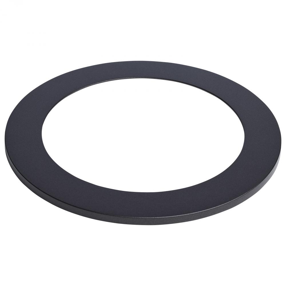 Flat Wafer Downlight Retrofit Trim; 6 Inch; Matte Bronze Finish