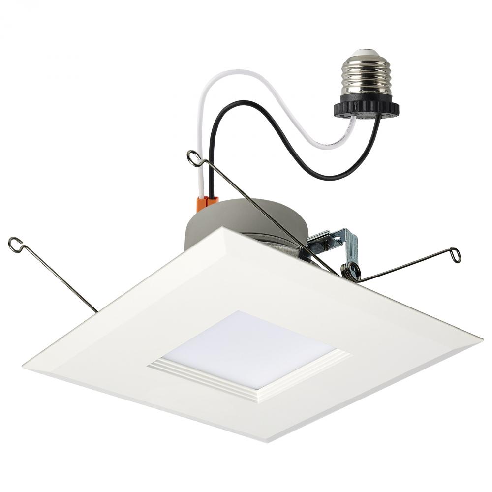 LED Retrofit Downlight; 7.5/10.5/14.5 Wattage Selectable; CCT and Lumens Selectable; 120 Volt