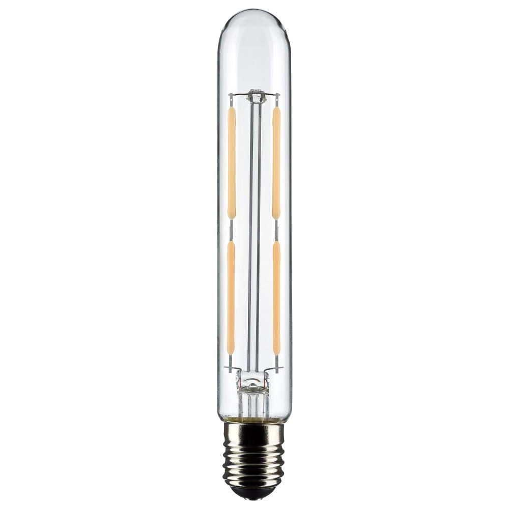 4 Watt T6.5 LED Filament; Clear; Intermediate Base; 3000K; 400 Lumens; 120 Volt