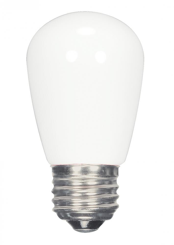 1.4 Watt LED; S14; White; 2700K; Medium base; 120 Volt; Carded
