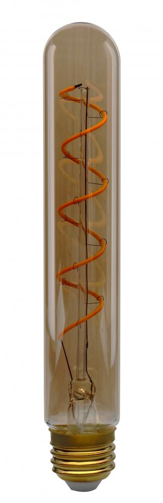 4.5 Watt T9 LED Filament; Amber; Medium base; 2000K; 240 Lumens; 120 Volt