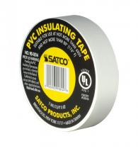 Satco Products Inc. 90/1814 - PVC Electrical Tape; 3/4" x 60 Foot; White