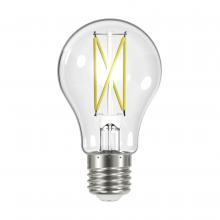Satco Products Inc. S12414 - 8 Watt A19 LED Filament; Clear; Medium Base; 2700K; 90 CRI; 120 Volt