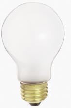 Satco Products Inc. S5023 - 100 Watt A21 Incandescent; Frost; 1500 Average rated hours; 980 Lumens; Medium base; 34 Volt