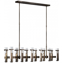Visual Comfort & Co. Signature Collection S 5915BZ-CG - Malik Large Linear Chandelier