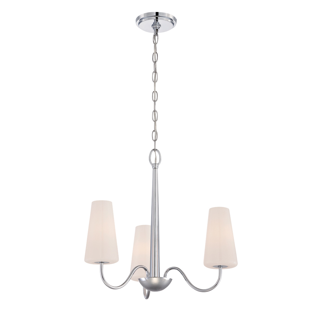 Enza, 3Lt Chandelier, Chrome