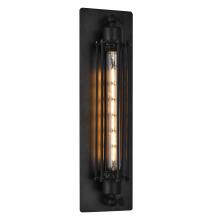 CWI Lighting 9613W4-1-101 - Kiera 1 Light 4in Black Wall Sconce