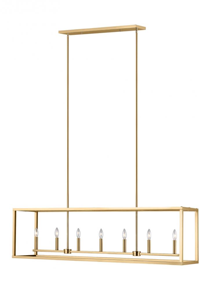 Moffet Street Long Seven Light Island Pendant