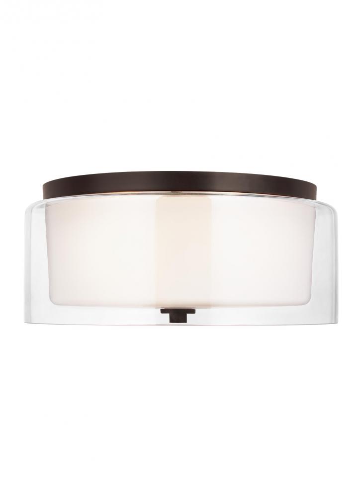 Elmwood Park Two Light Flush Mount