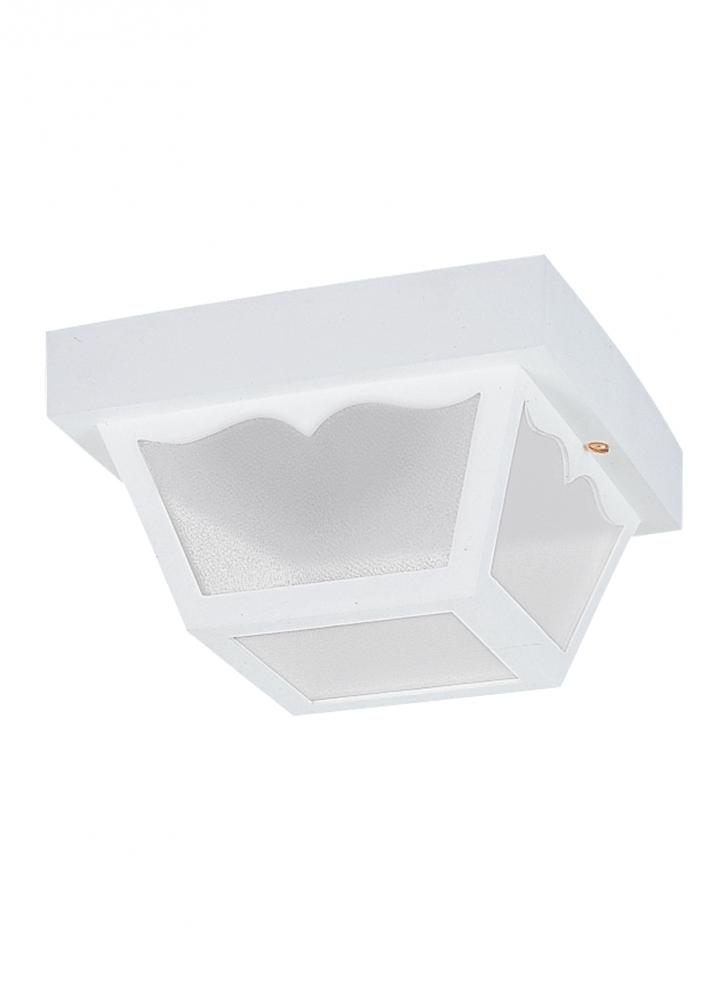 One Light Outdoor Ceiling Flush Mount