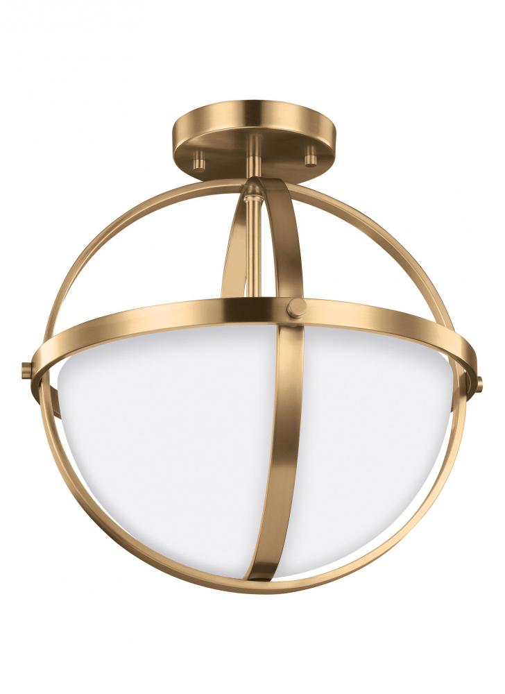 Alturas Two Light Semi-Flush Convertible Pendant