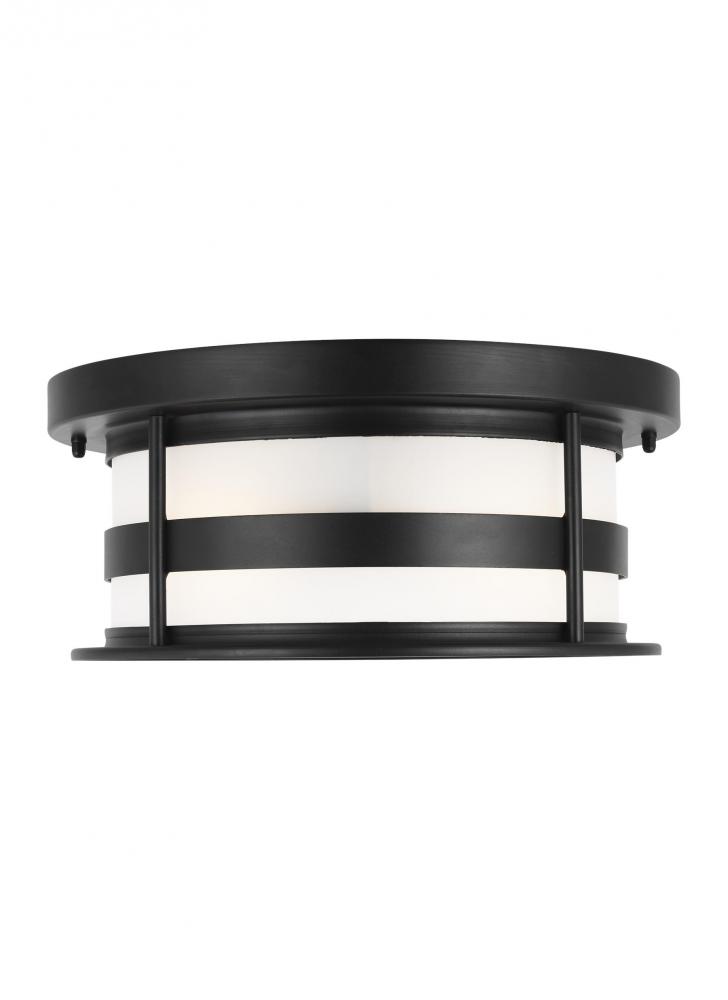 Wilburn Two Light Outdoor Flush Mount