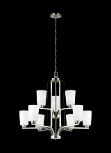 Generation Lighting 3128909-962 - Franport Nine Light Chandelier