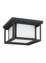 Generation Lighting 79039-12 - Hunnington Two Light Outdoor Ceiling Flush Mount