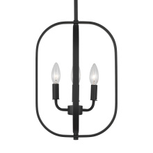 Generation Lighting GLC1293MBK - Loretto Three Light Chandelier