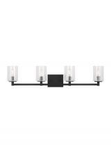 Generation Lighting GLV1034MBK - Parker Four Light Wall / Bath