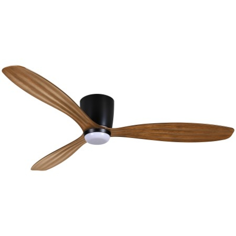 Ventiara 52" LED Flush Mount Indoor/Outdoor Ceiling Fan