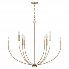 Capital 452191AD - 8-Light Chandelier in Aged Brass