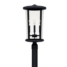 Capital 926743BK - Four Light Outdoor Post Lantern