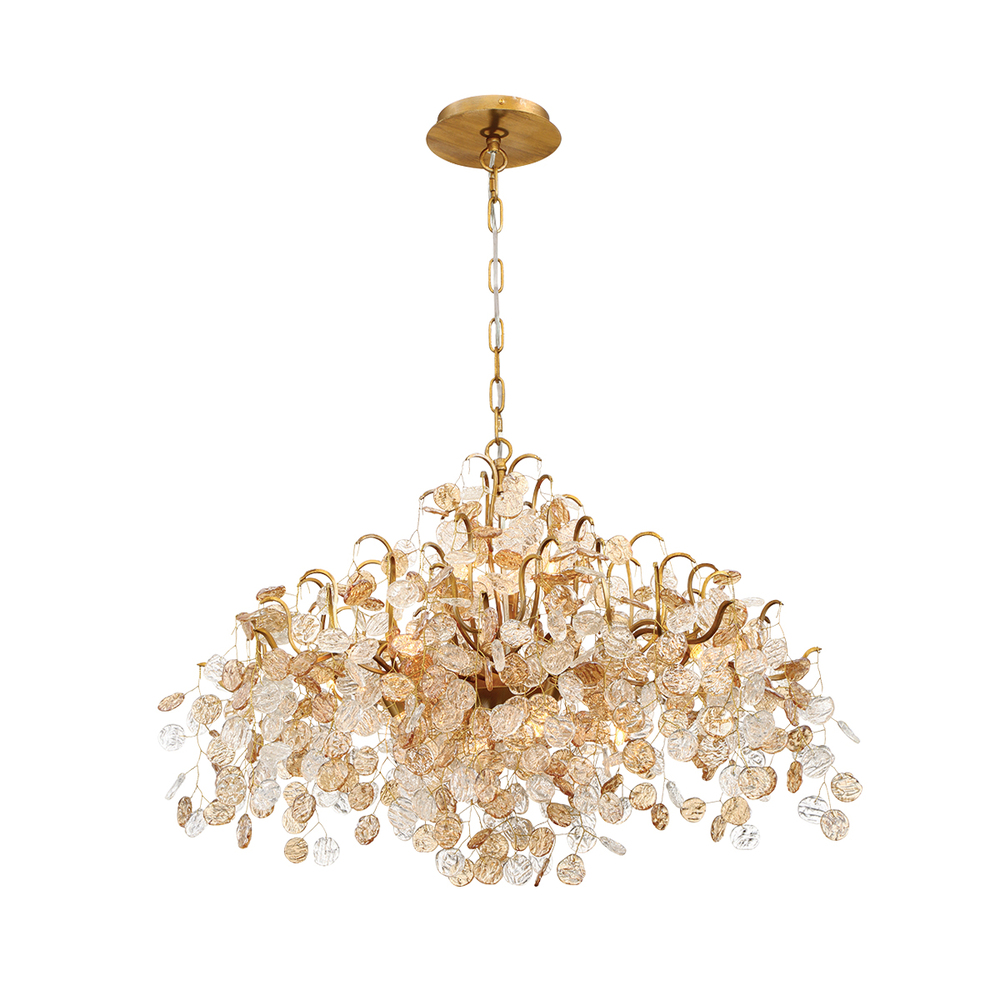 CAMPOBASSO,11LT CHANDELIER,GLD