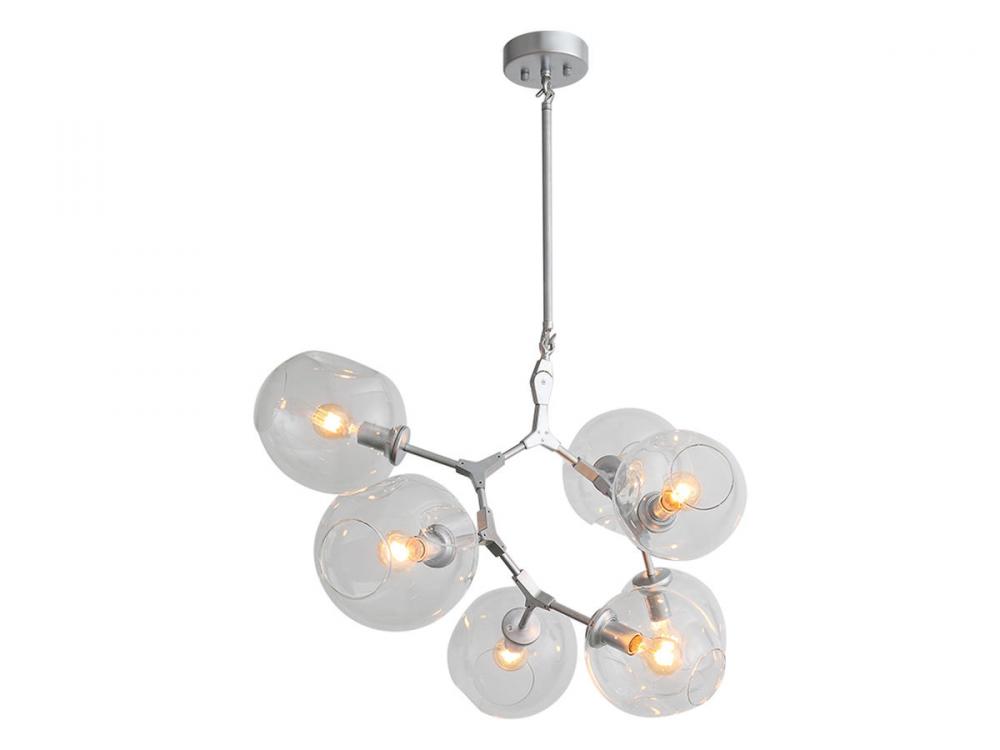 Fairfax Ave. 30"  Chandelier in Matte Chrome