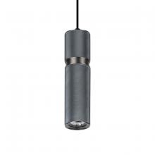 Avenue Lighting HF1073-LDG - Cicada 10" Knurled Pendant in Dark Grey and Pewter
